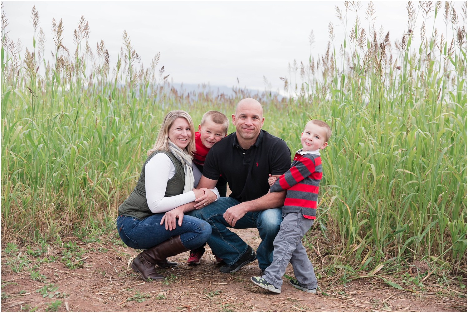 Los Poblanos Open Space Albuquerque Family Photography | Family of four photography