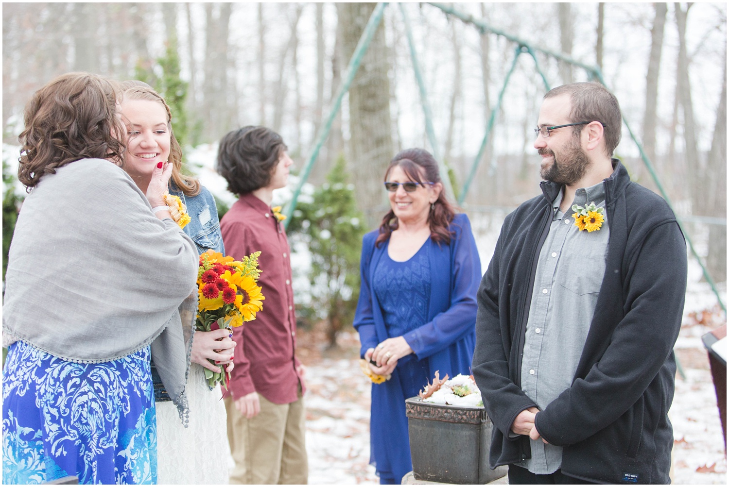 Outdoor wedding in Budd Lake, NJ