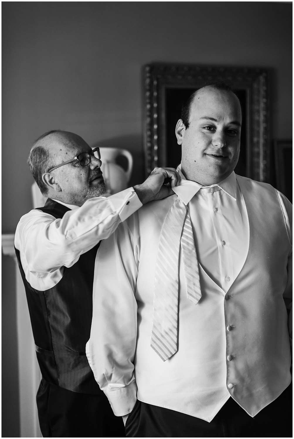 groom getting ready