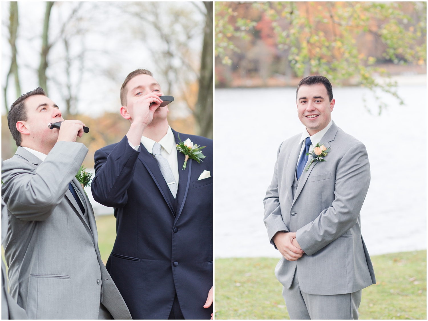 The Lodge at Mountain Springs Lake Resort bride and groom portraits