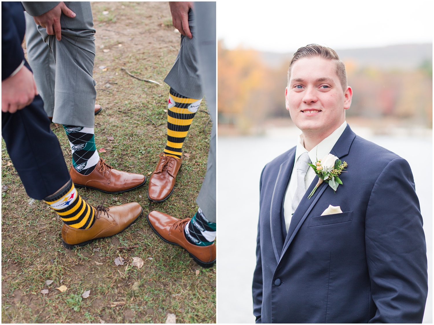 The Lodge at Mountain Springs Lake Resort bride and groom portraits