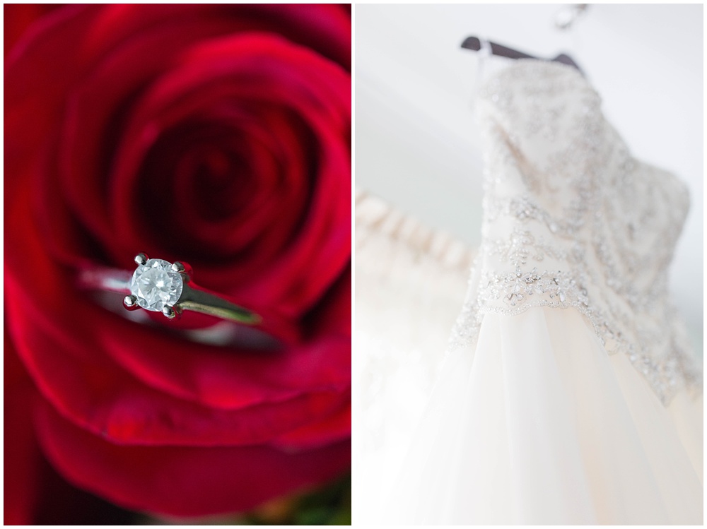 Black and Red wedding details