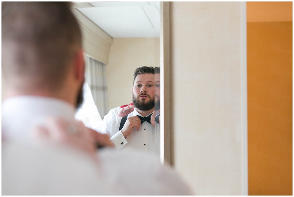 Black and Red wedding details