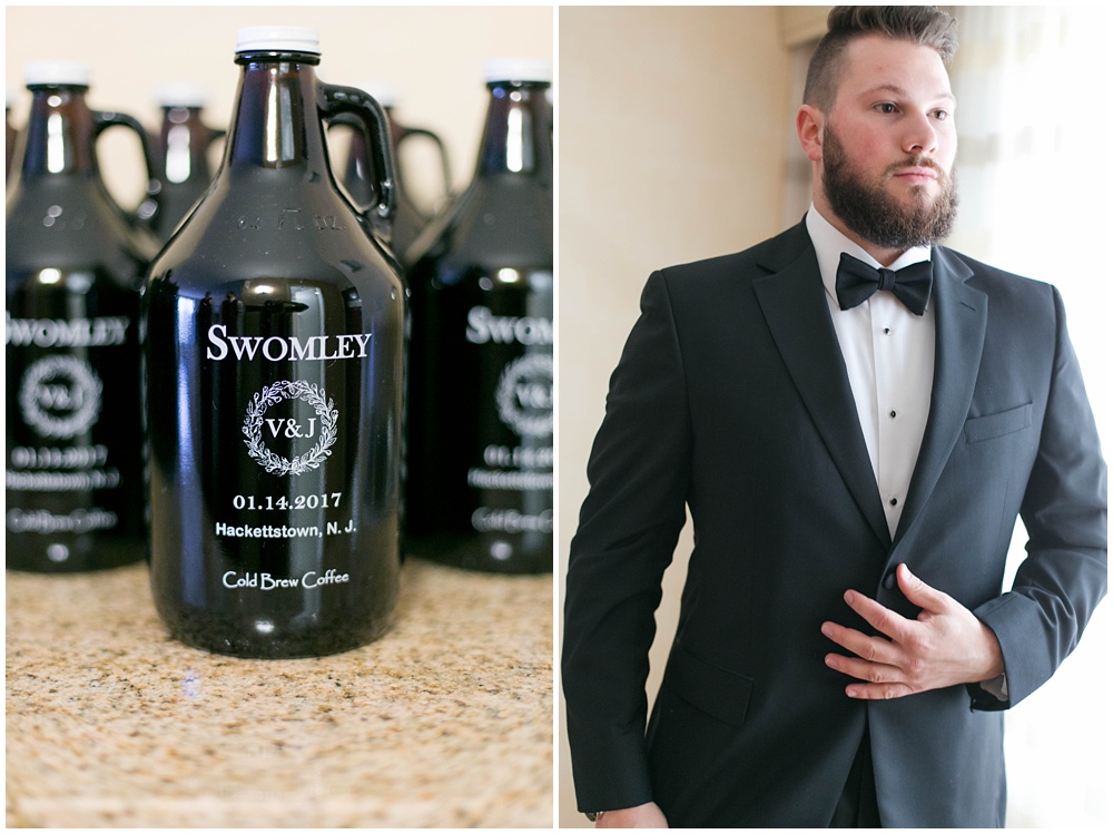 Black and Red wedding details