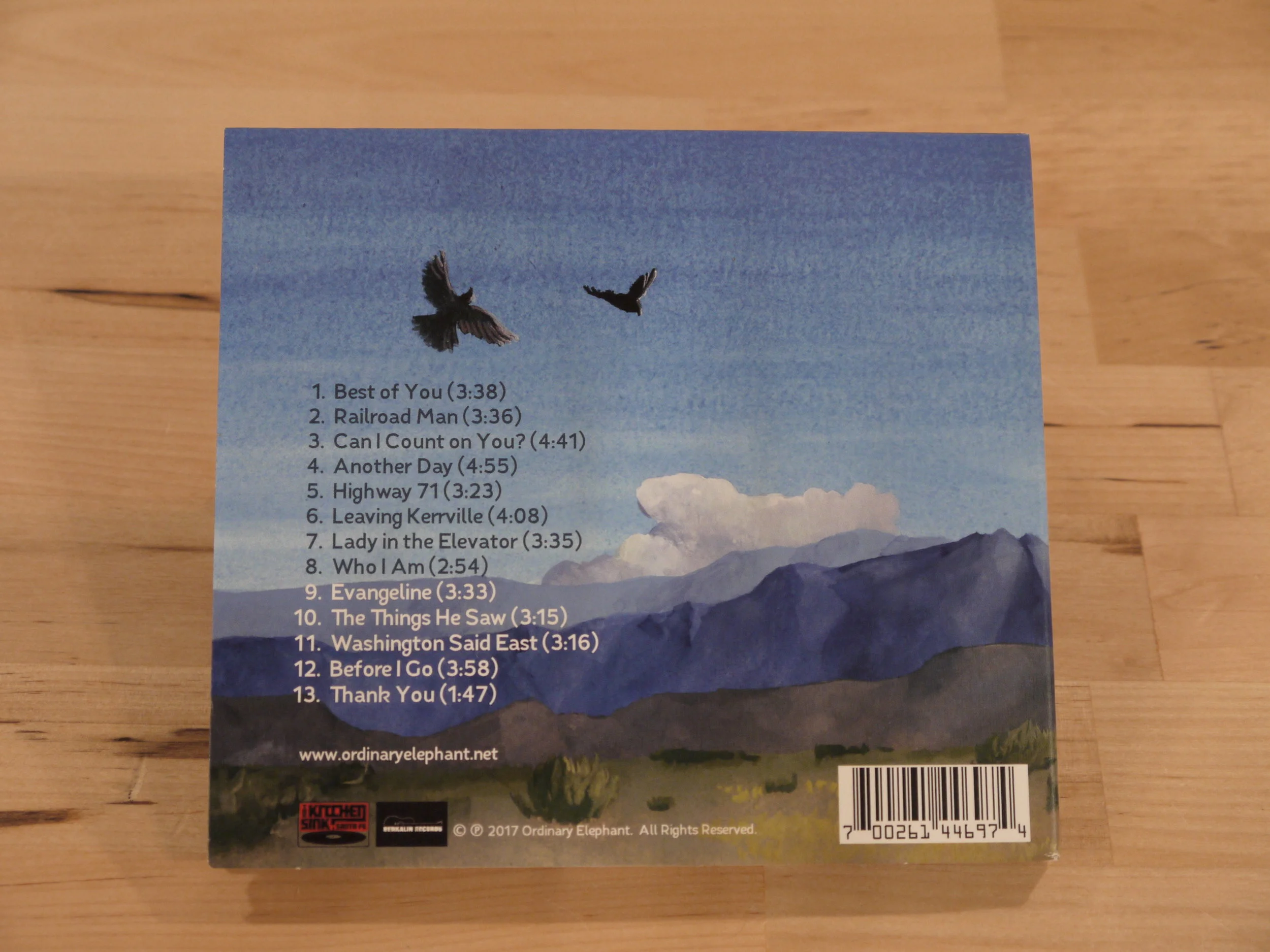 Before I Go Album Back.JPG