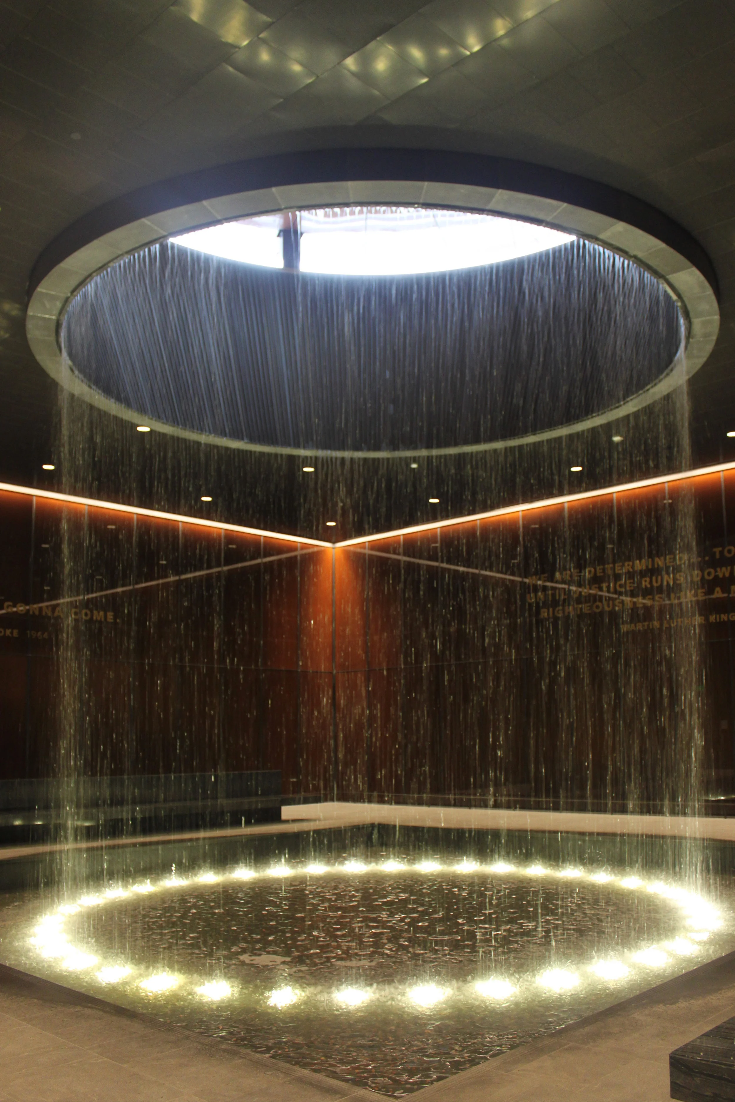 Comtemplative Court. The National Museum of African American History. Photo by: B. Clzianoski of EN Architects