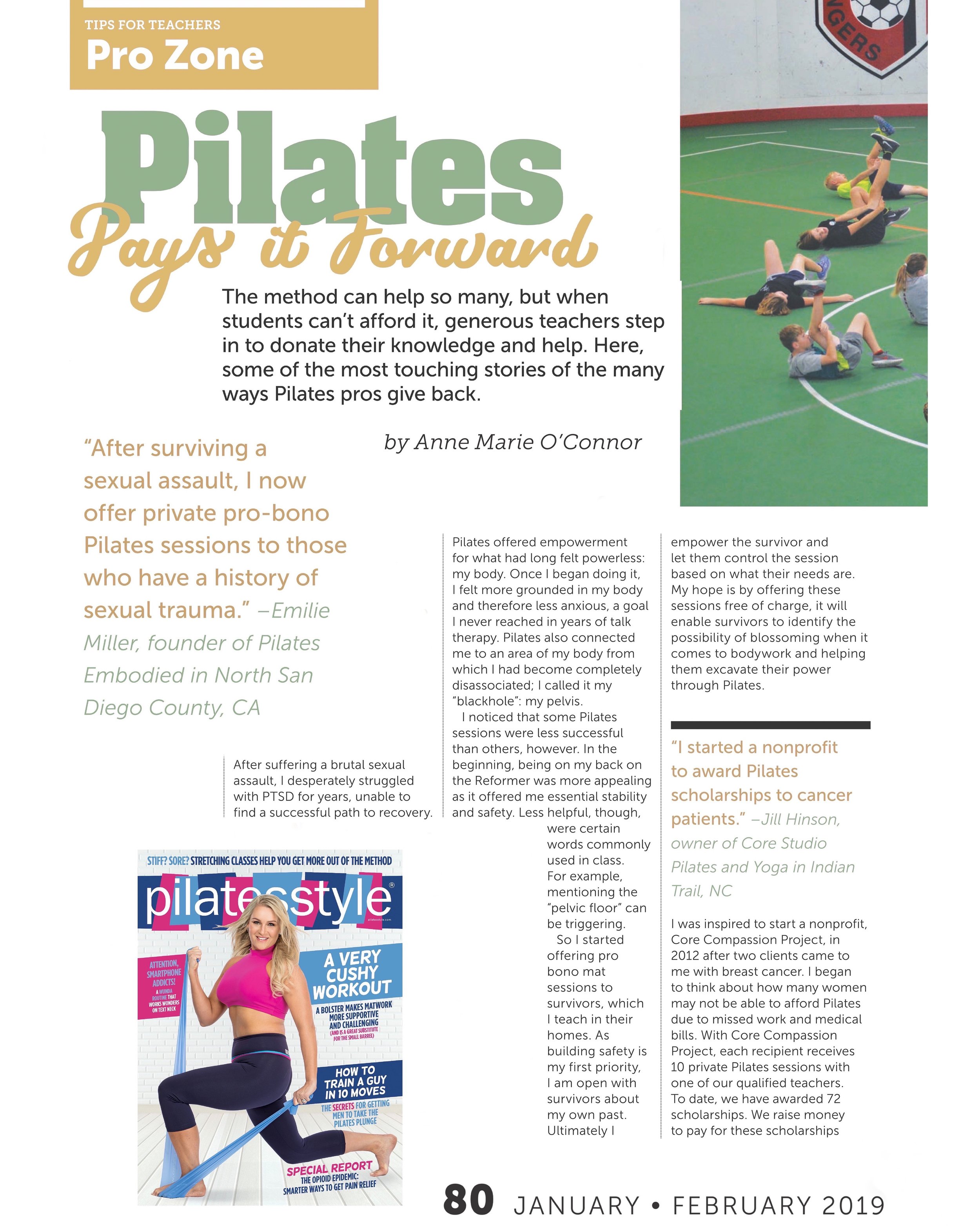 Pilates Style Magazine January - February 2019