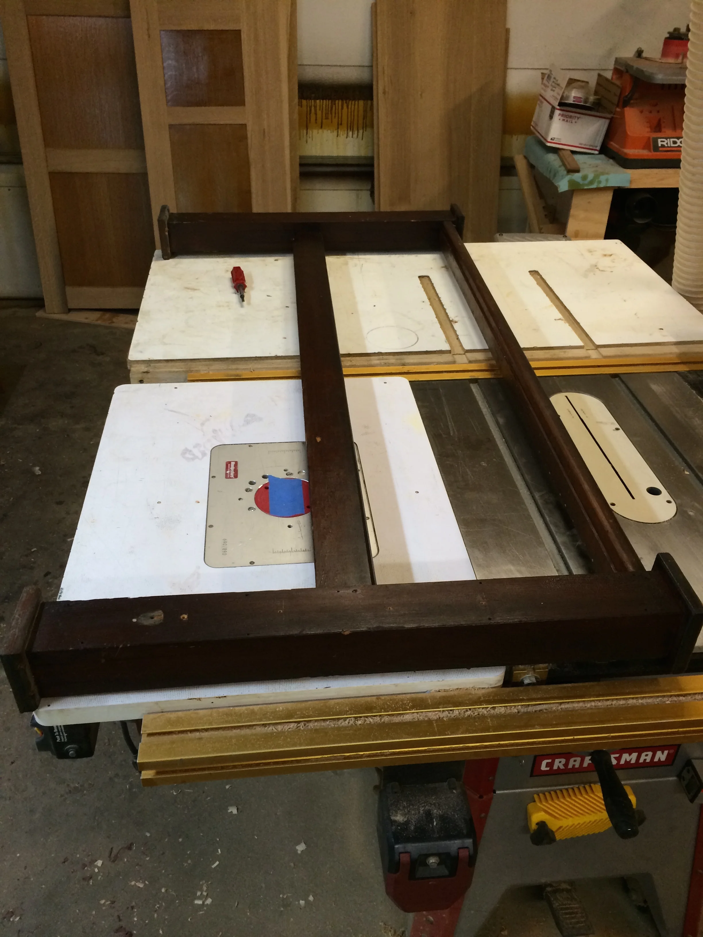 the railing ready for surgery
