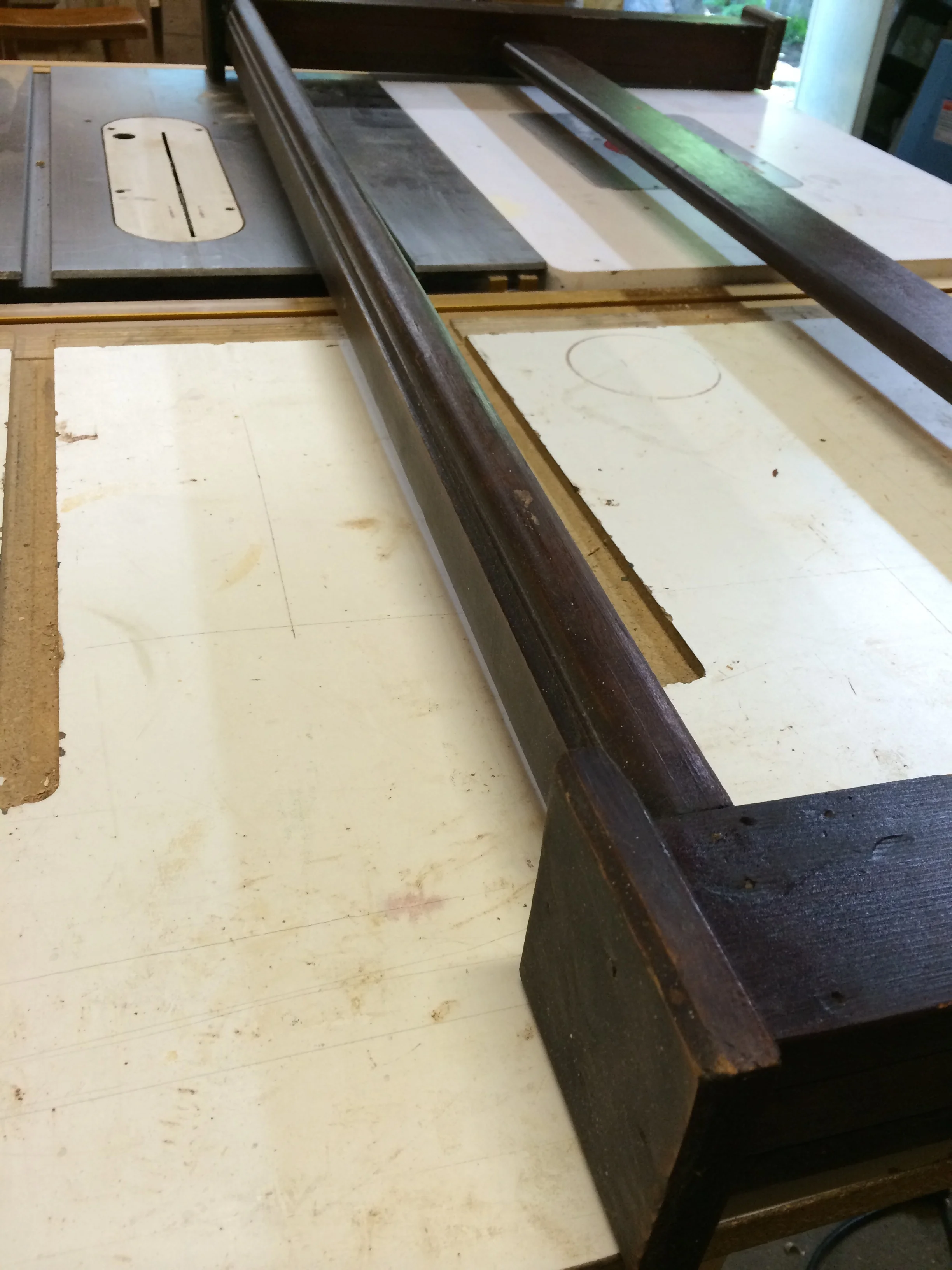top rail detail