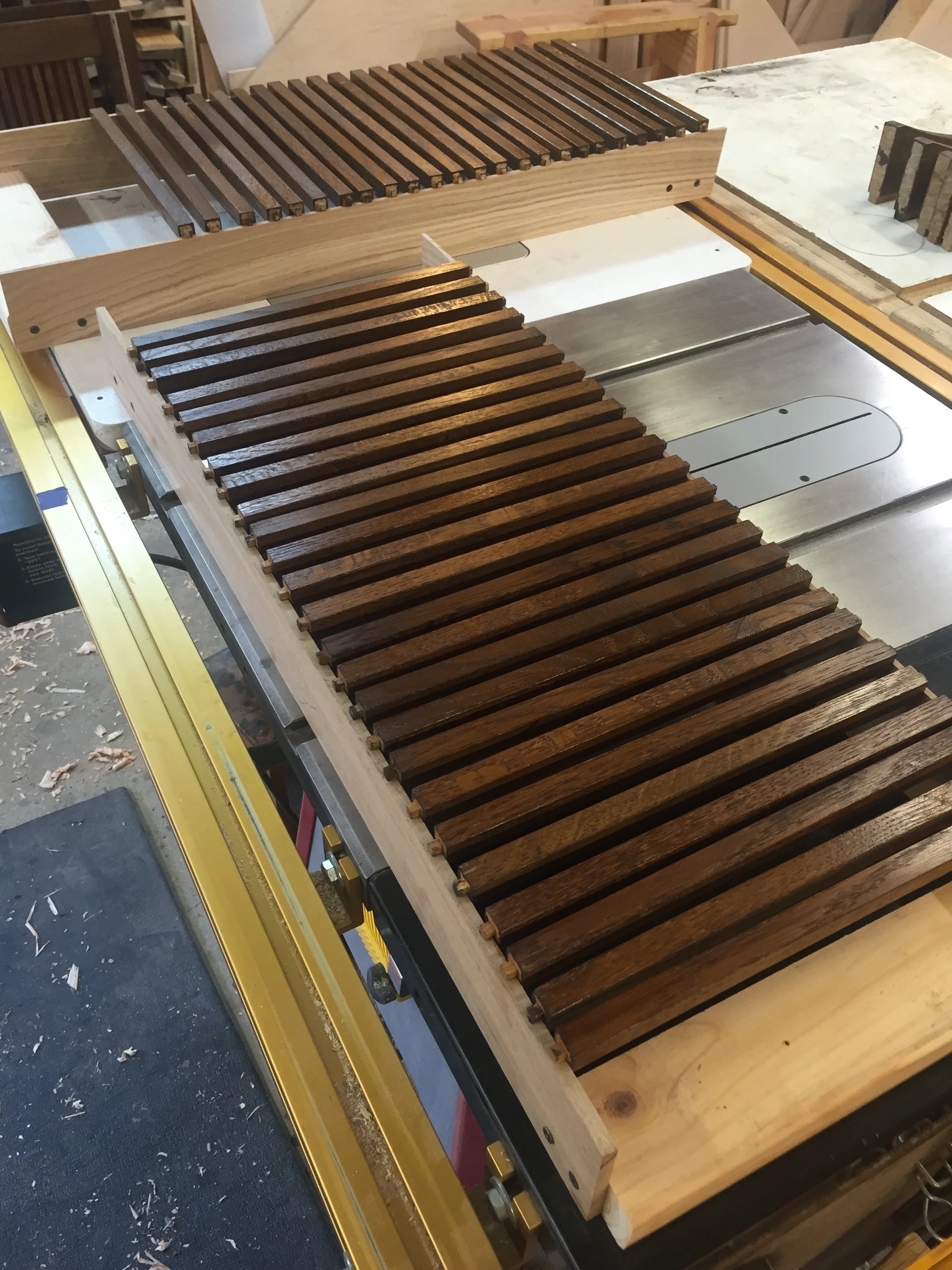 Spindle racks in action