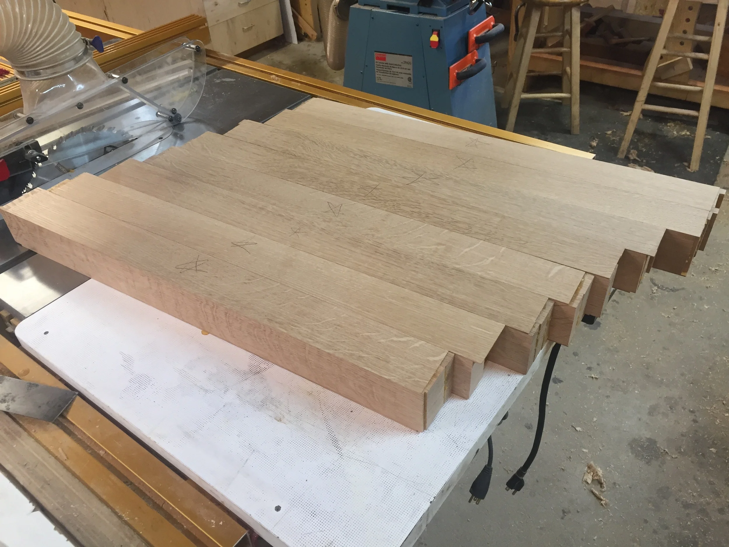 enough legs for two chairs