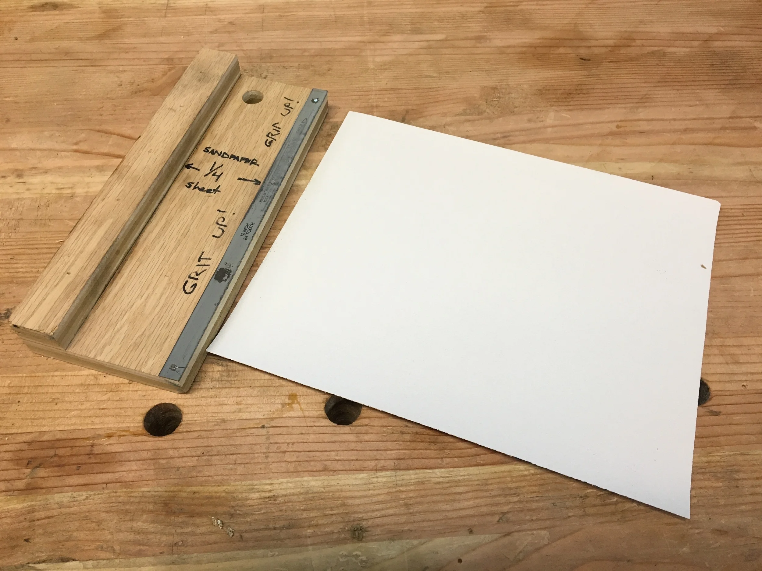 paper sizing/cutting jig