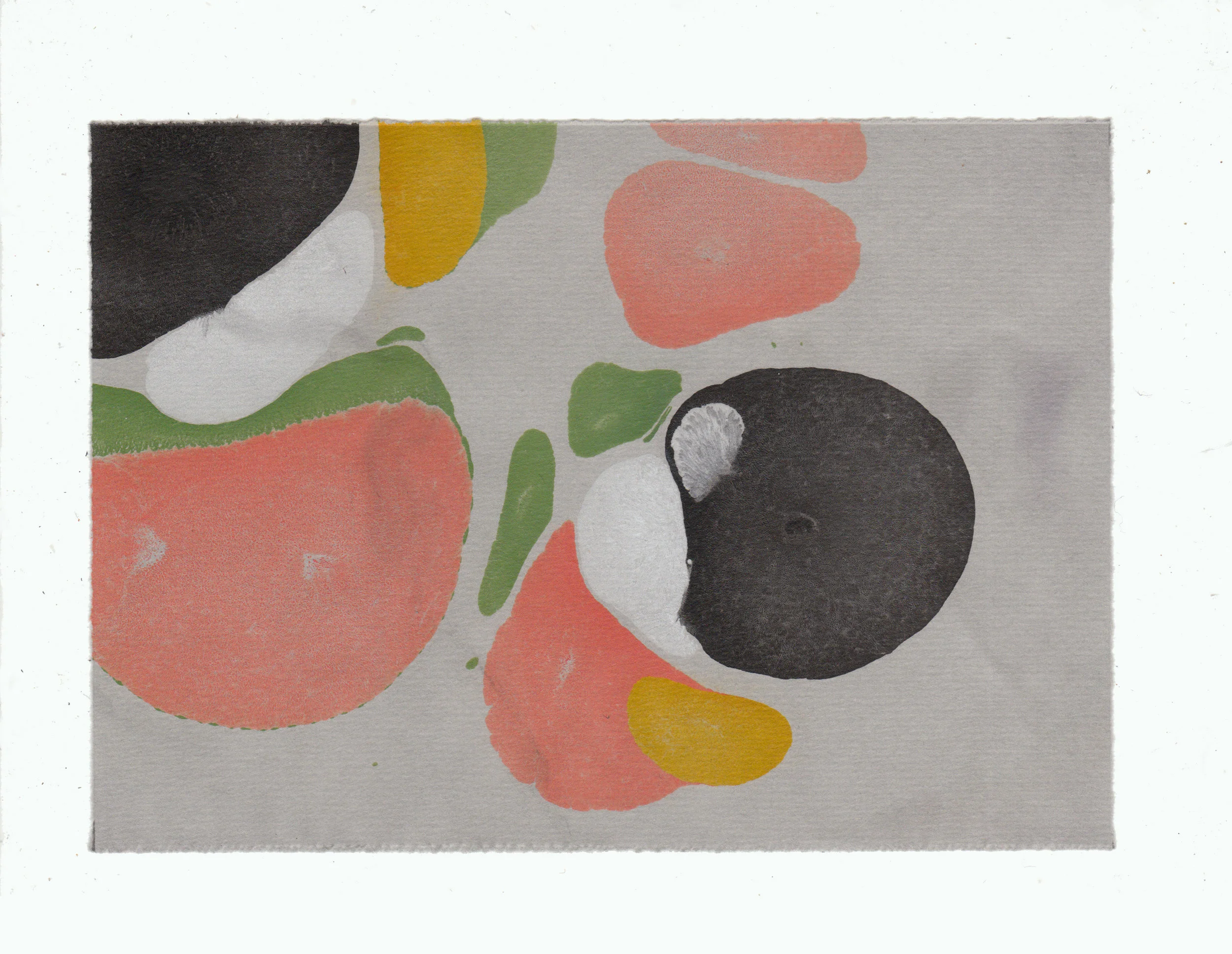 2019 Ink and dye on paper 5” x 7”