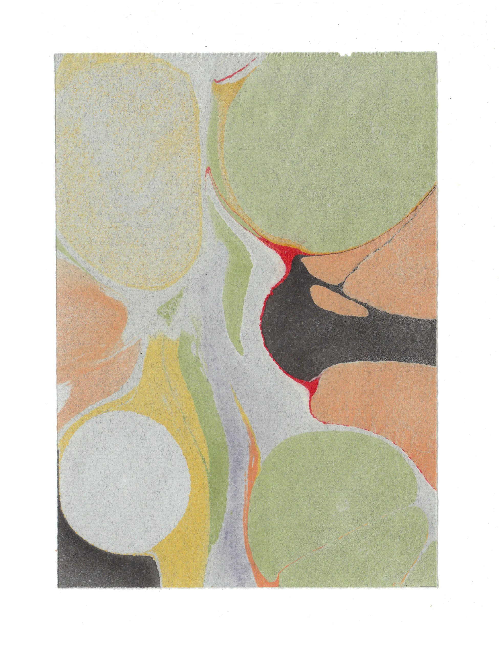 2019 Ink and dye on paper 5” x 7”