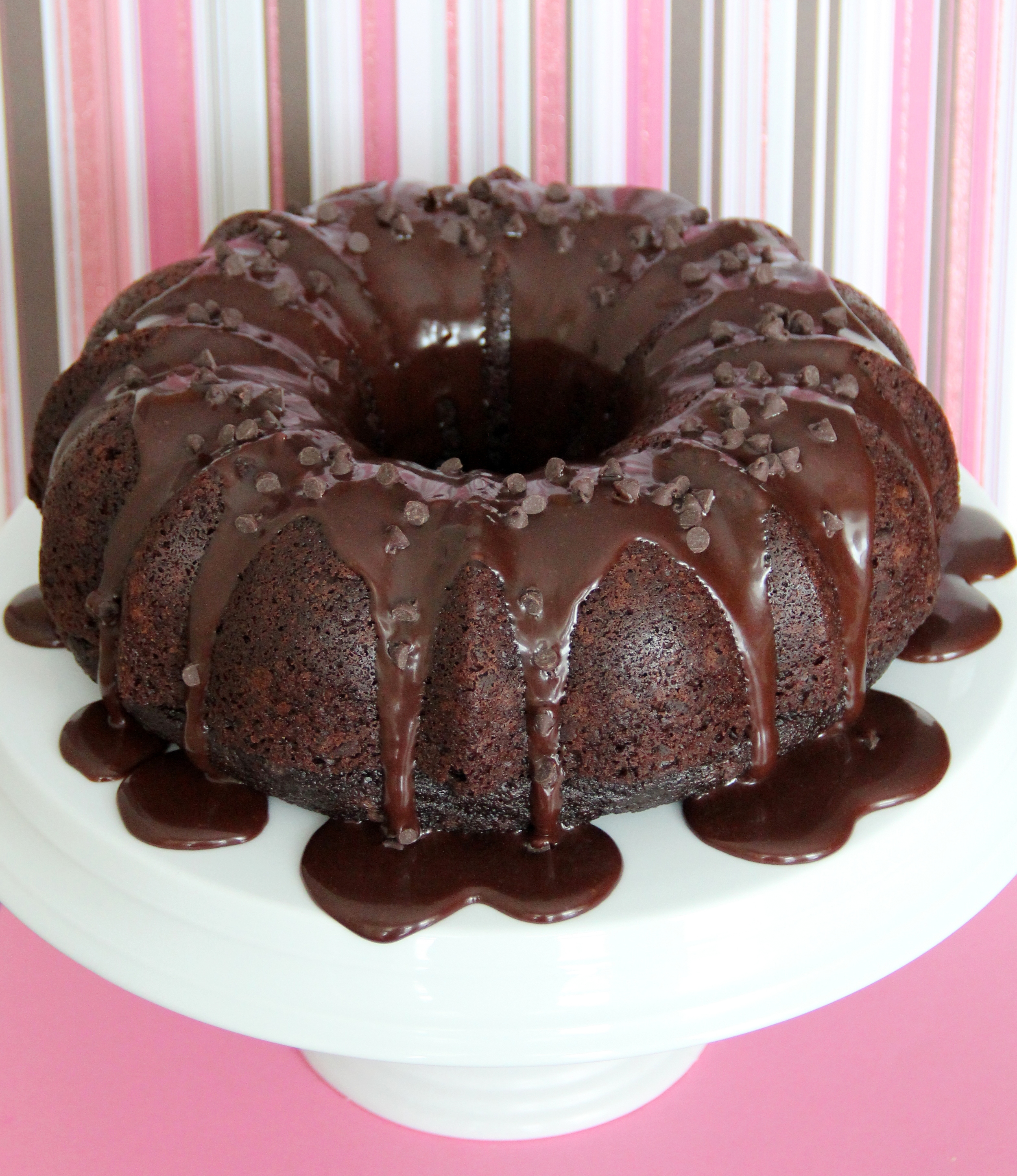 Triple Chocolate Bundt Cake : $24