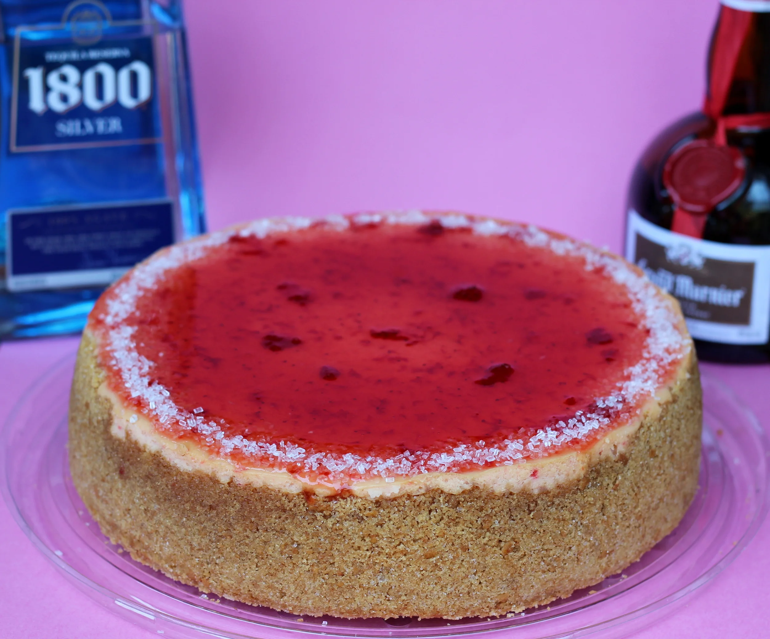 Strawberry Margarita Cheesecake