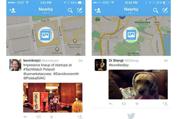 Twitter geolocalization