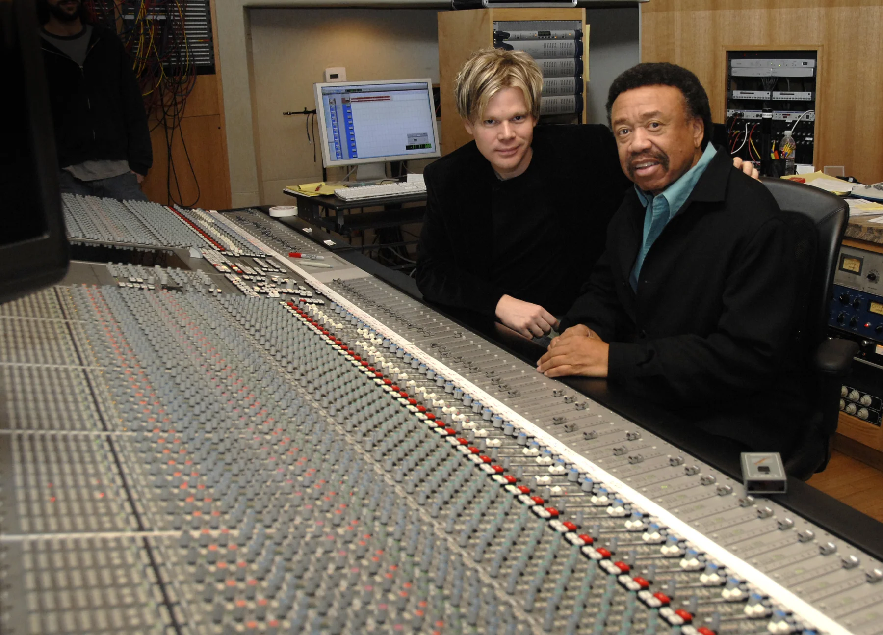 Brian & Maurice at the studio while working on "Bringing Back The Funk."