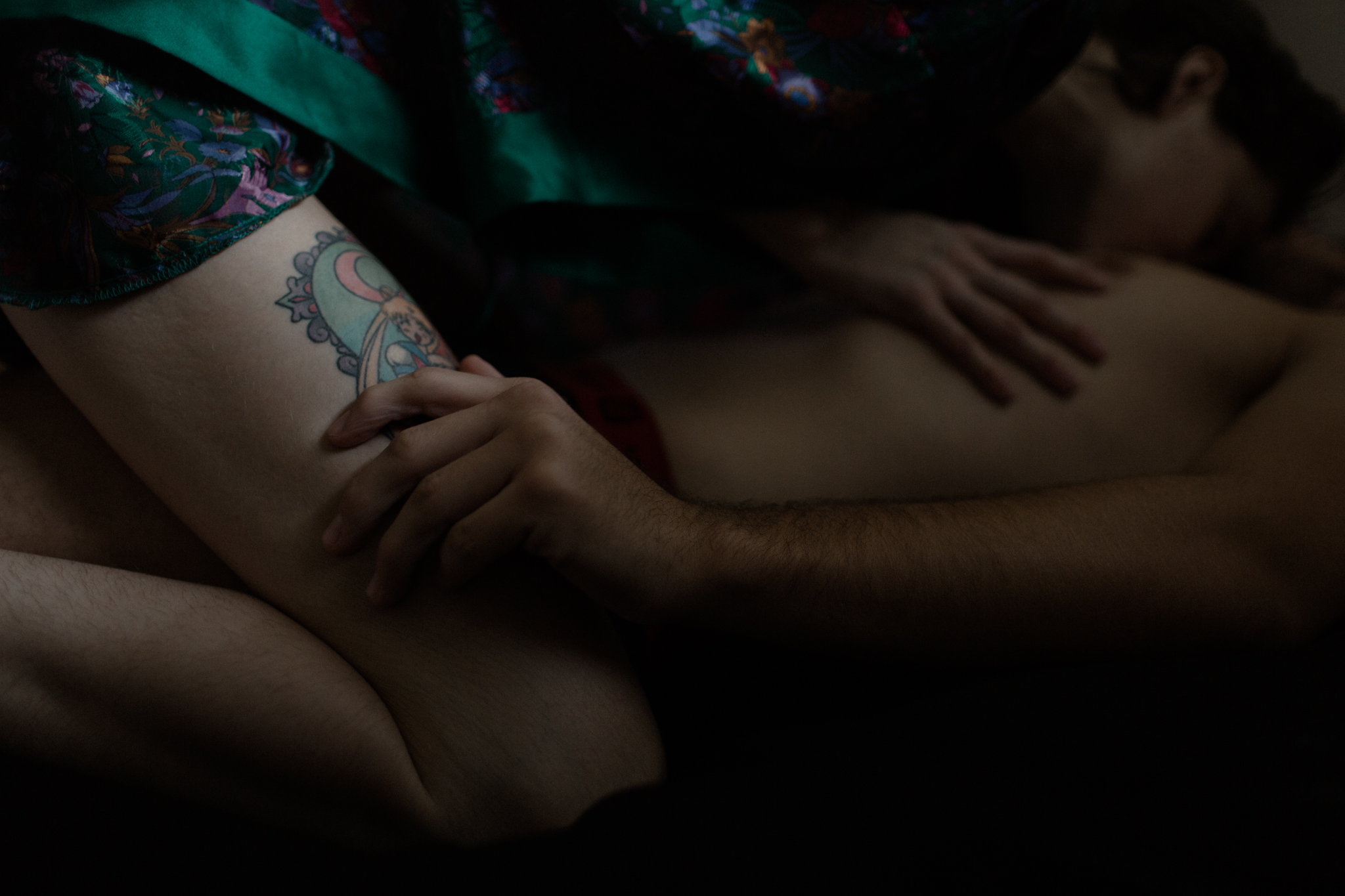 dark moody couples boudoir photography ohio