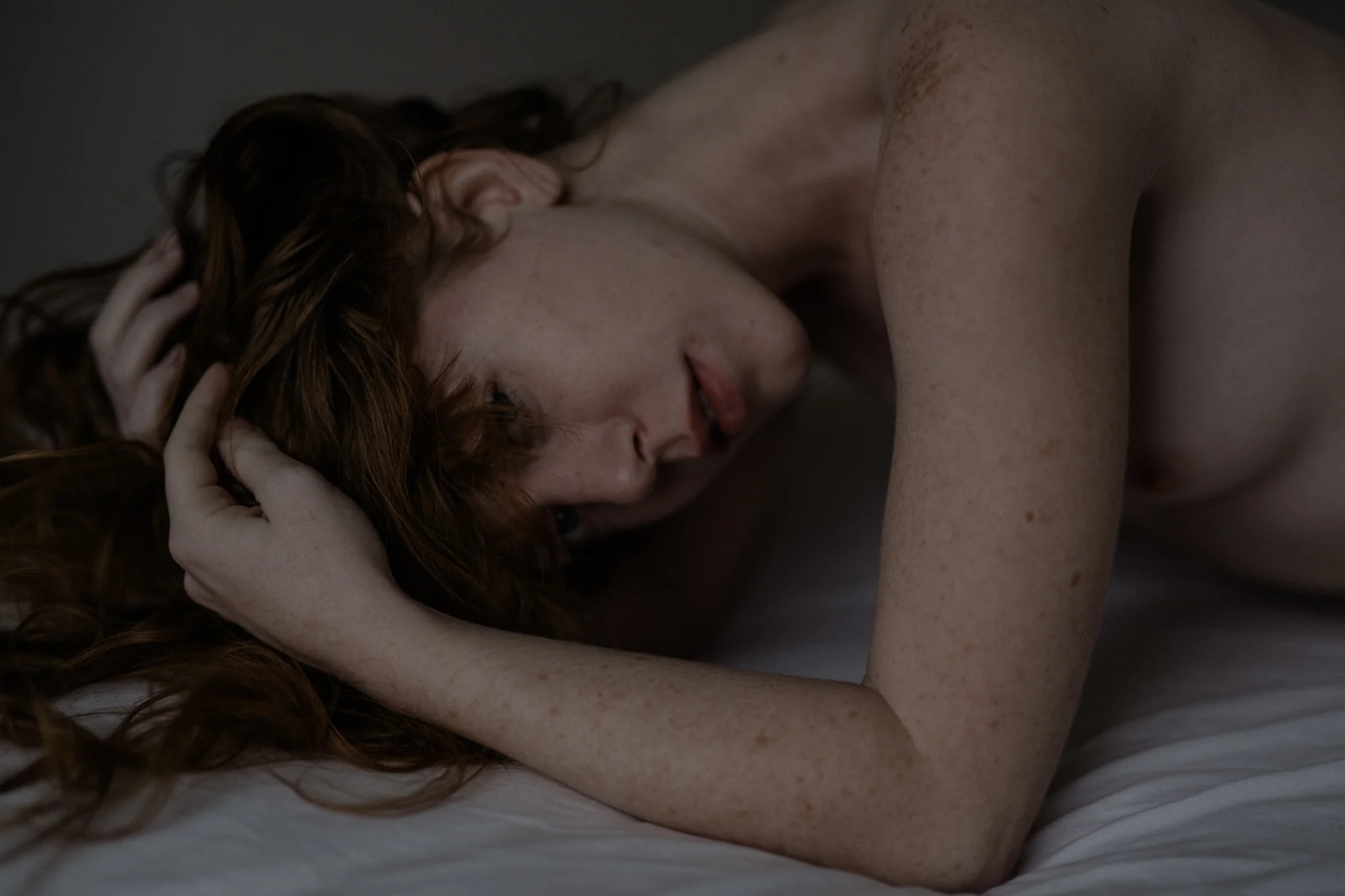 olivia sage model sarah rose portraits ohio boudoir photography