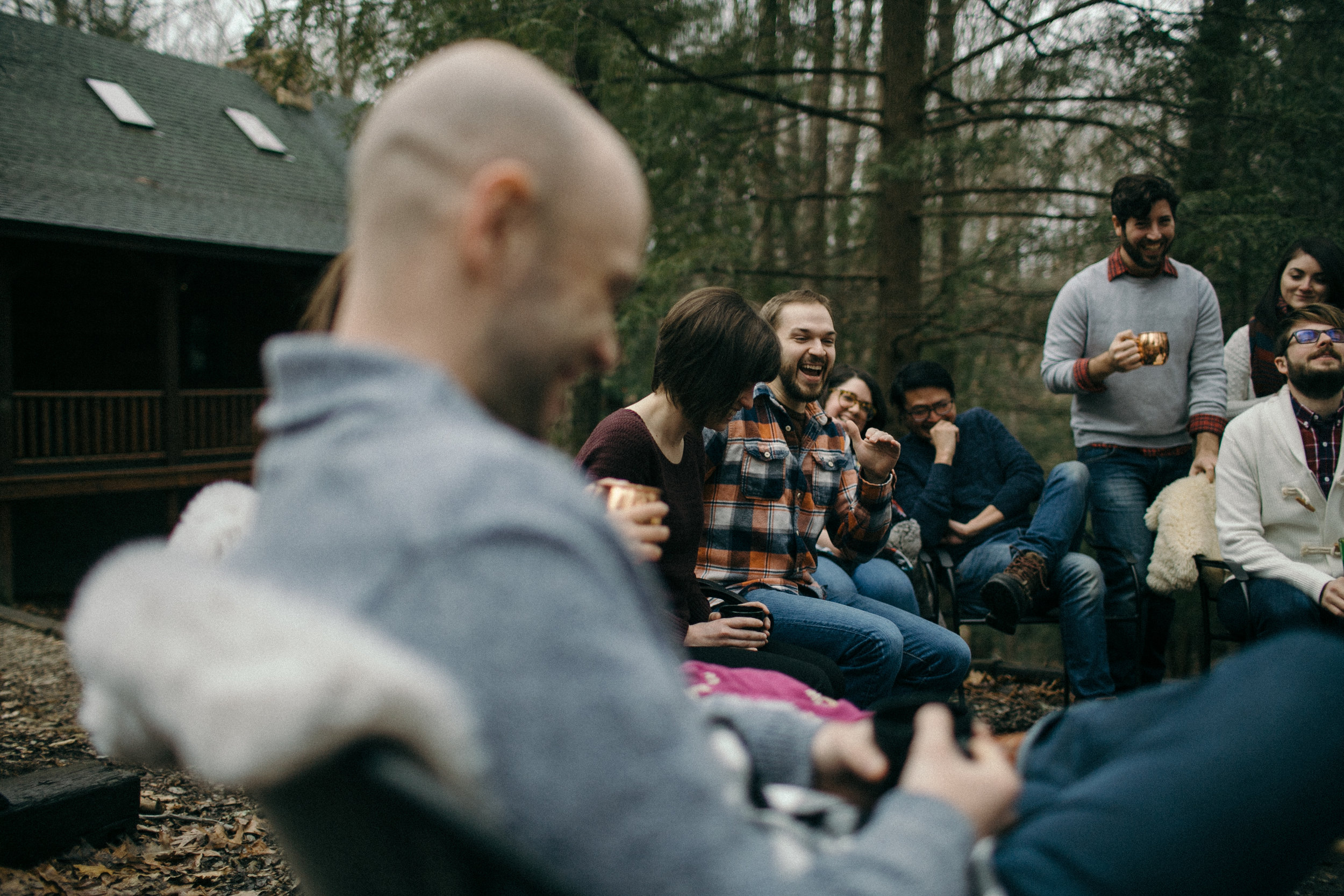 jake and krysti hocking hills engagement photography by sarah rose