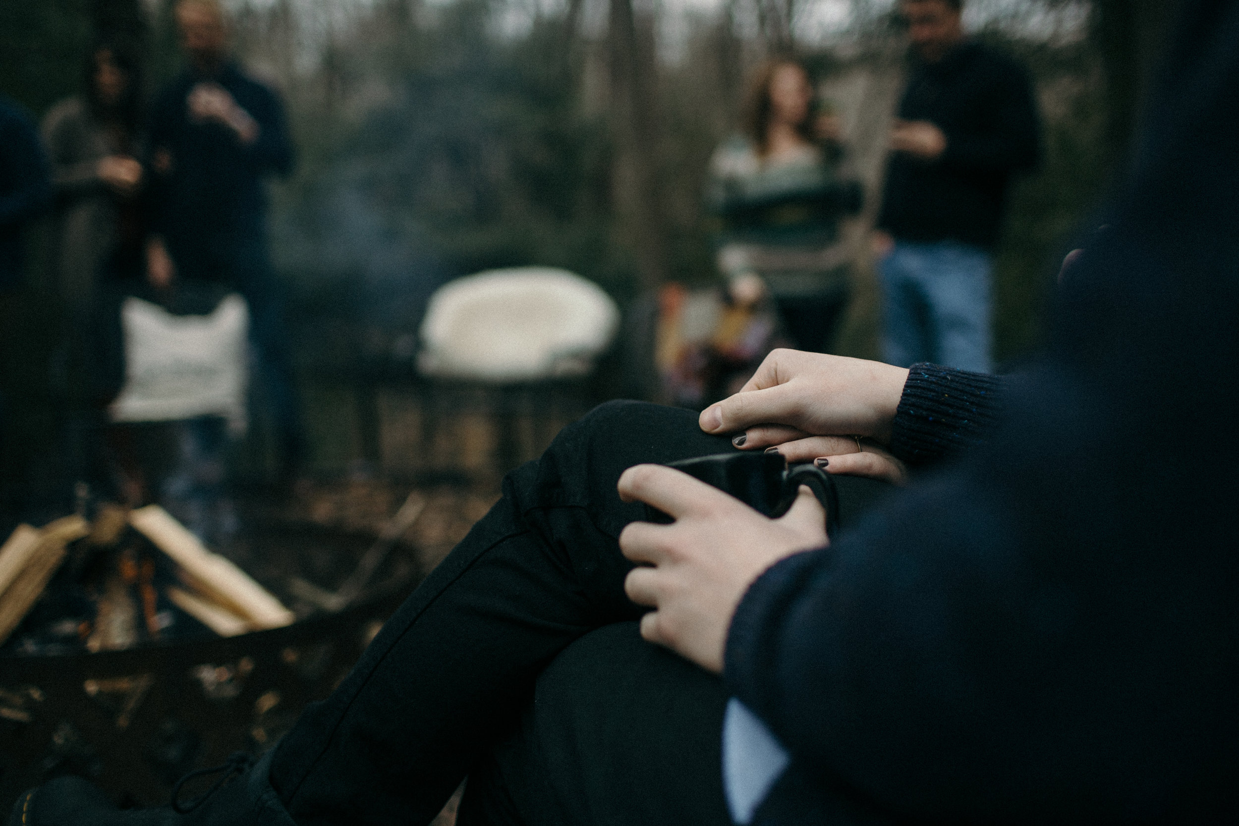 jake and krysti hocking hills engagement photography by sarah rose