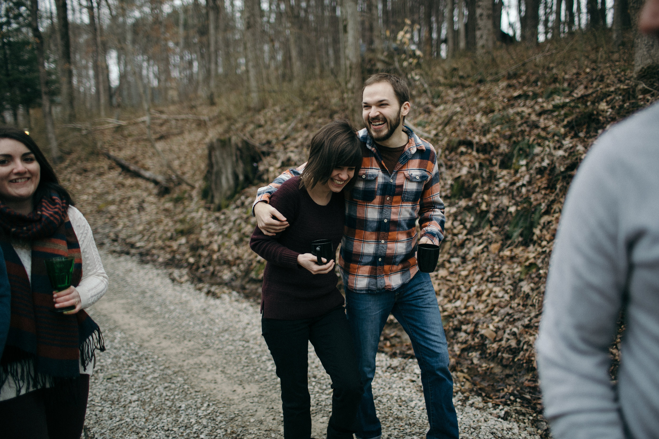 jake and krysti hocking hills engagement photography by sarah rose