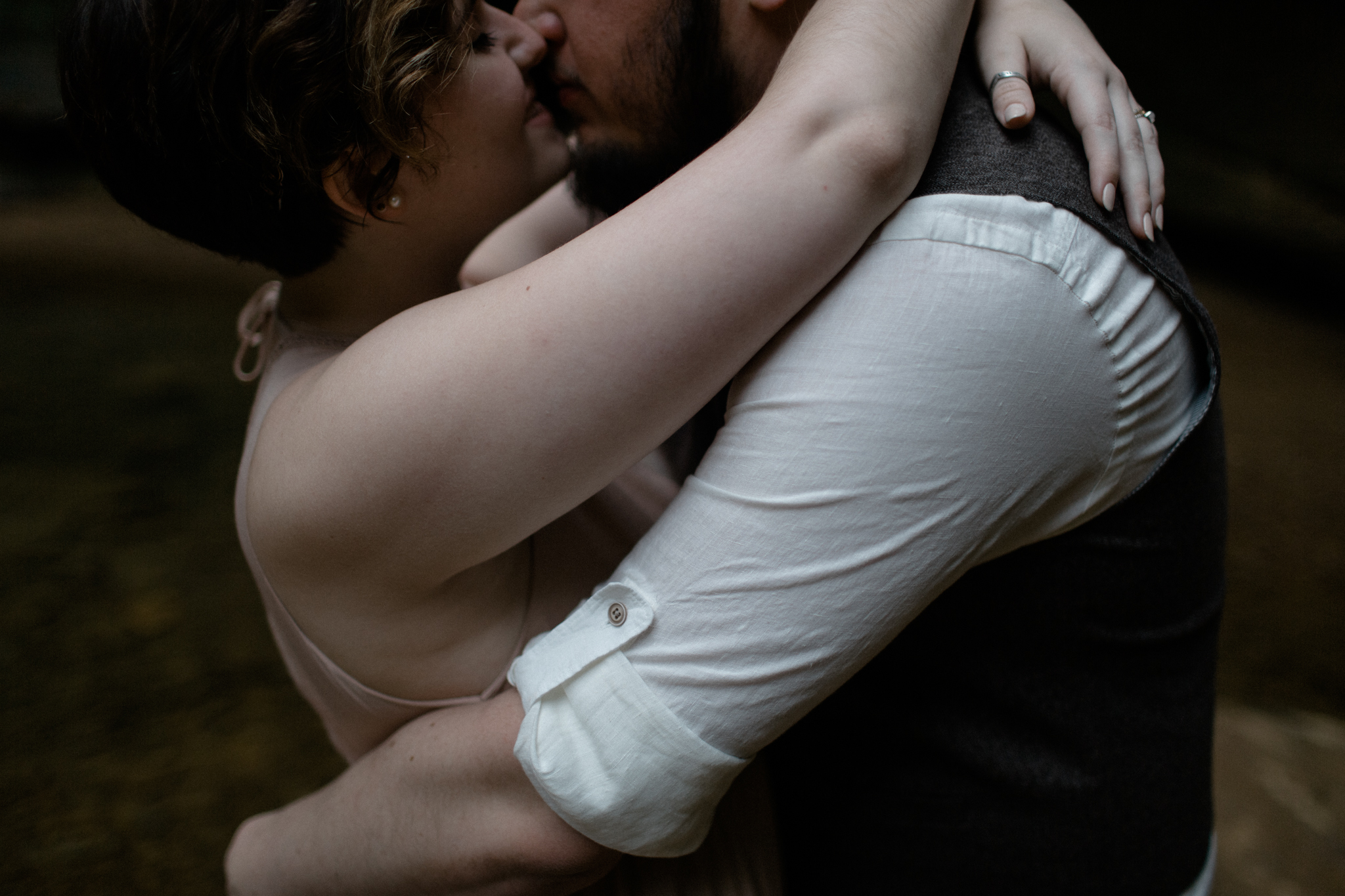 justin brie intimate ohio elopement in hocking hills by sarah rose