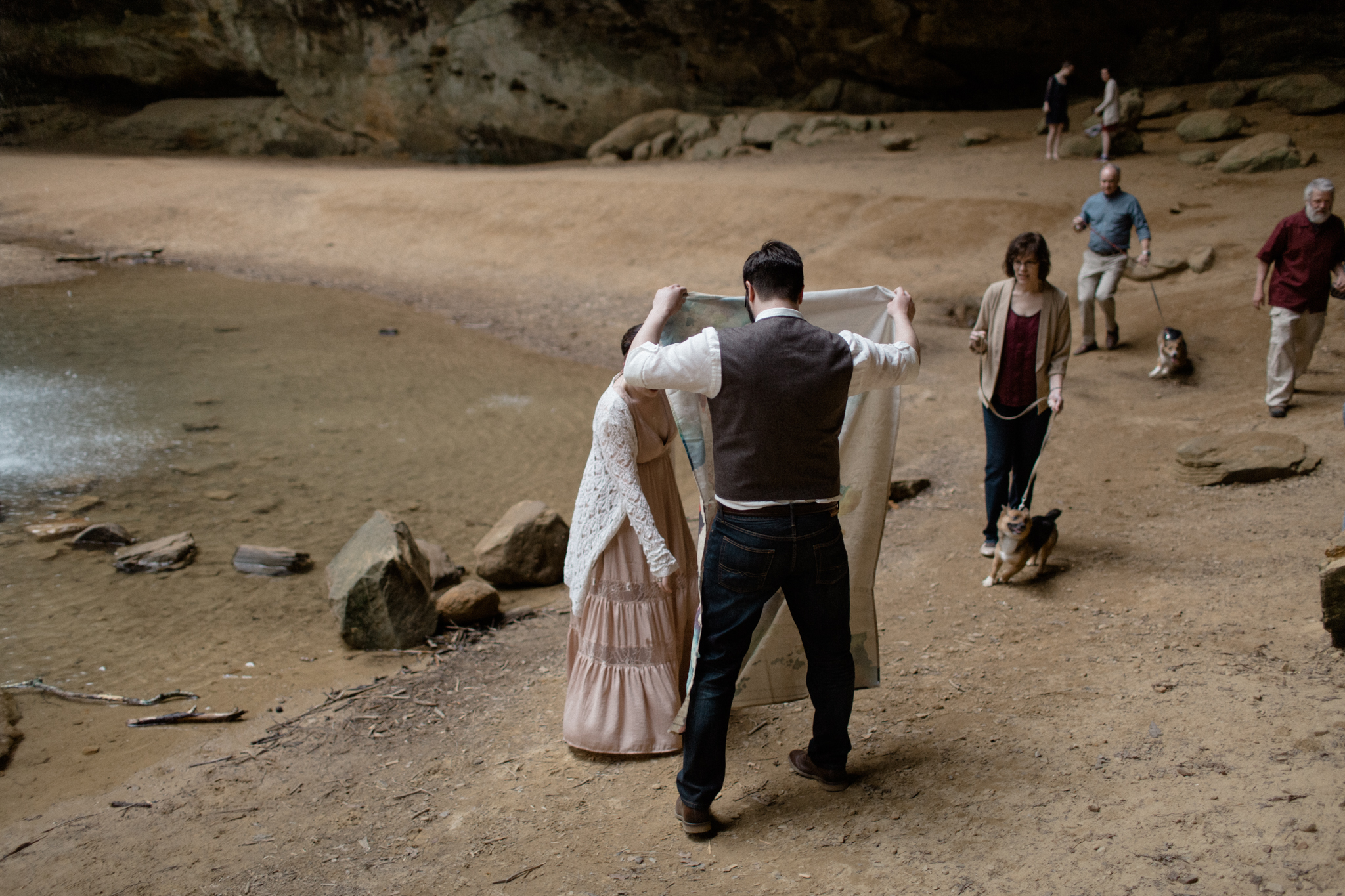 justin brie intimate ohio elopement in hocking hills by sarah rose