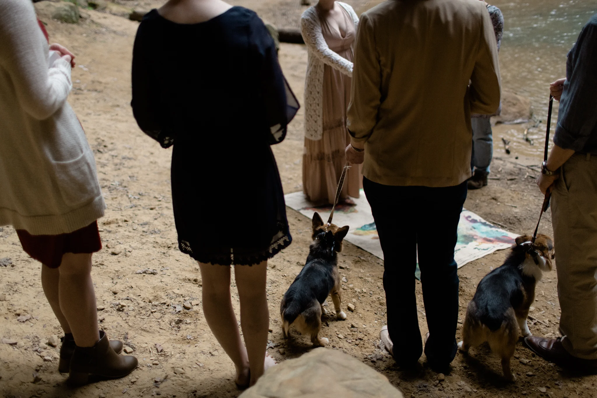 ohio destination wedding photographer sarah rose hocking hills intimate wedding