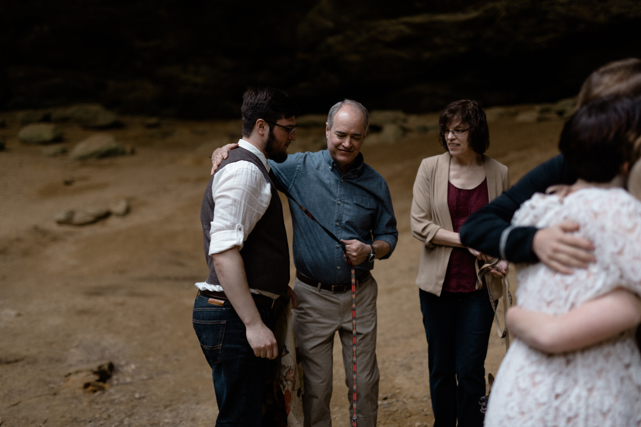 intimate ohio wedding photography justin and brie in hocking hills by sarah rose