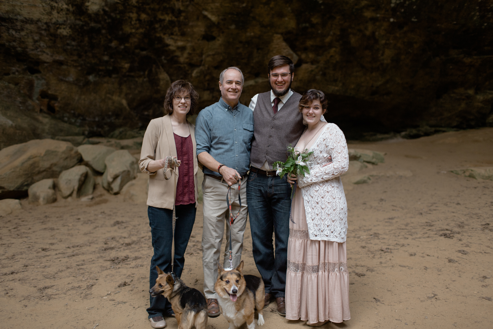 intimate ohio wedding photography justin and brie in hocking hills by sarah rose