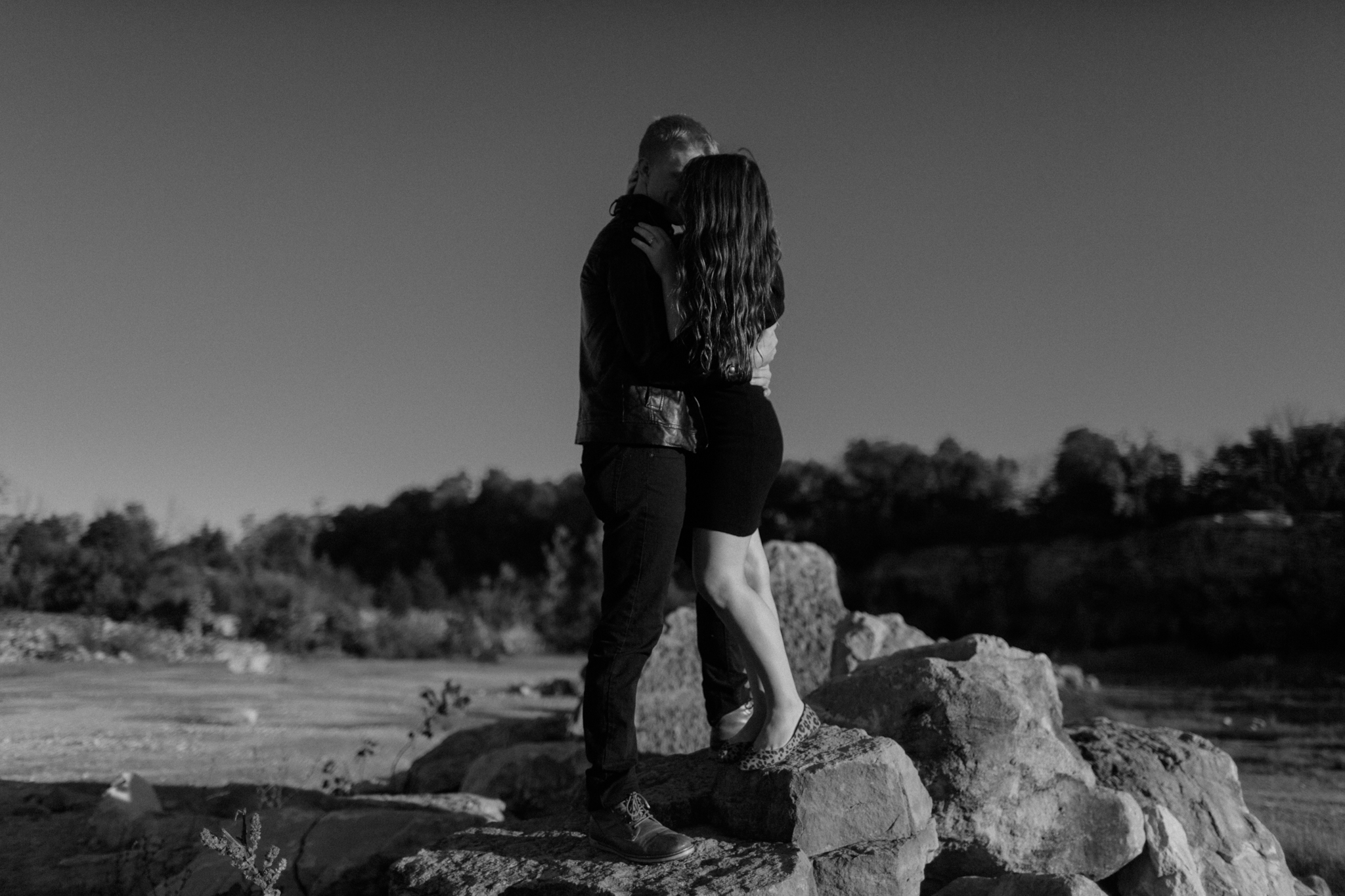 dayton ohio desert inspired engagement photography