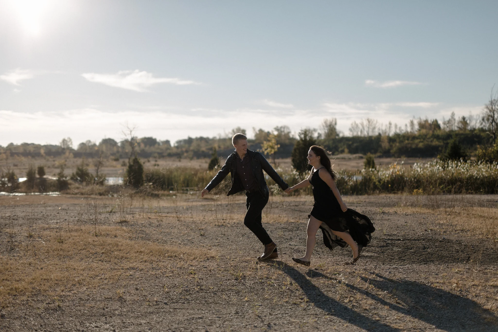 cincinnati ohio desert inspired engagement photography