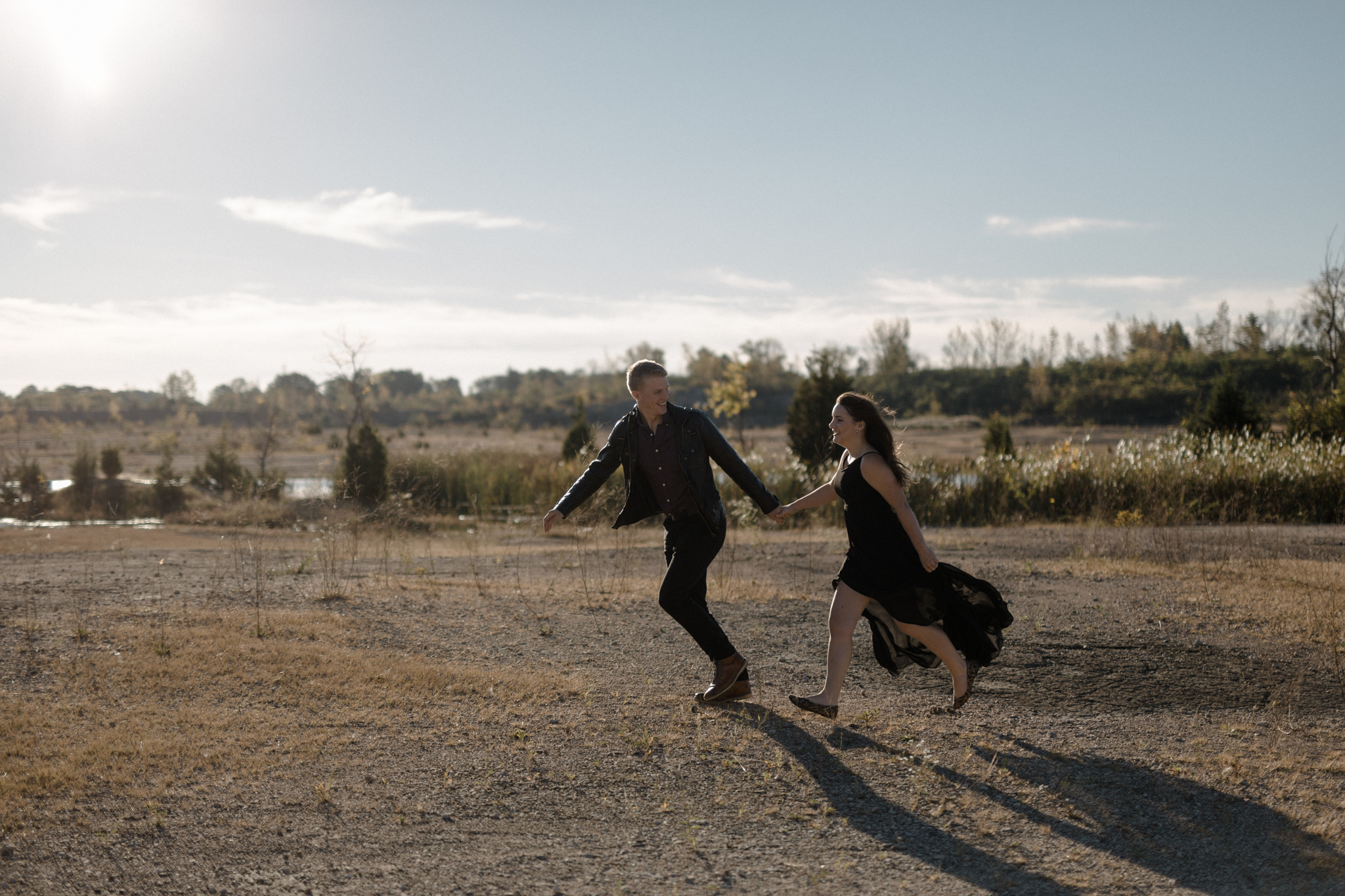 cincinnati ohio desert inspired engagement photography