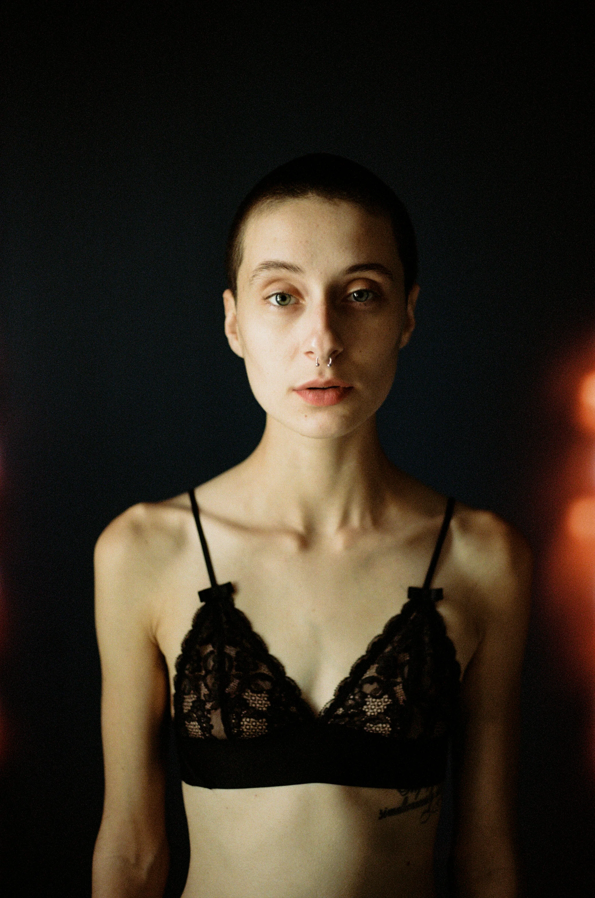 35mm film portrait. light leak. canon ae-1. moody portrait. emotional portrait. ohio portrait photographer. sarah rose photography. i am sarah rose. 