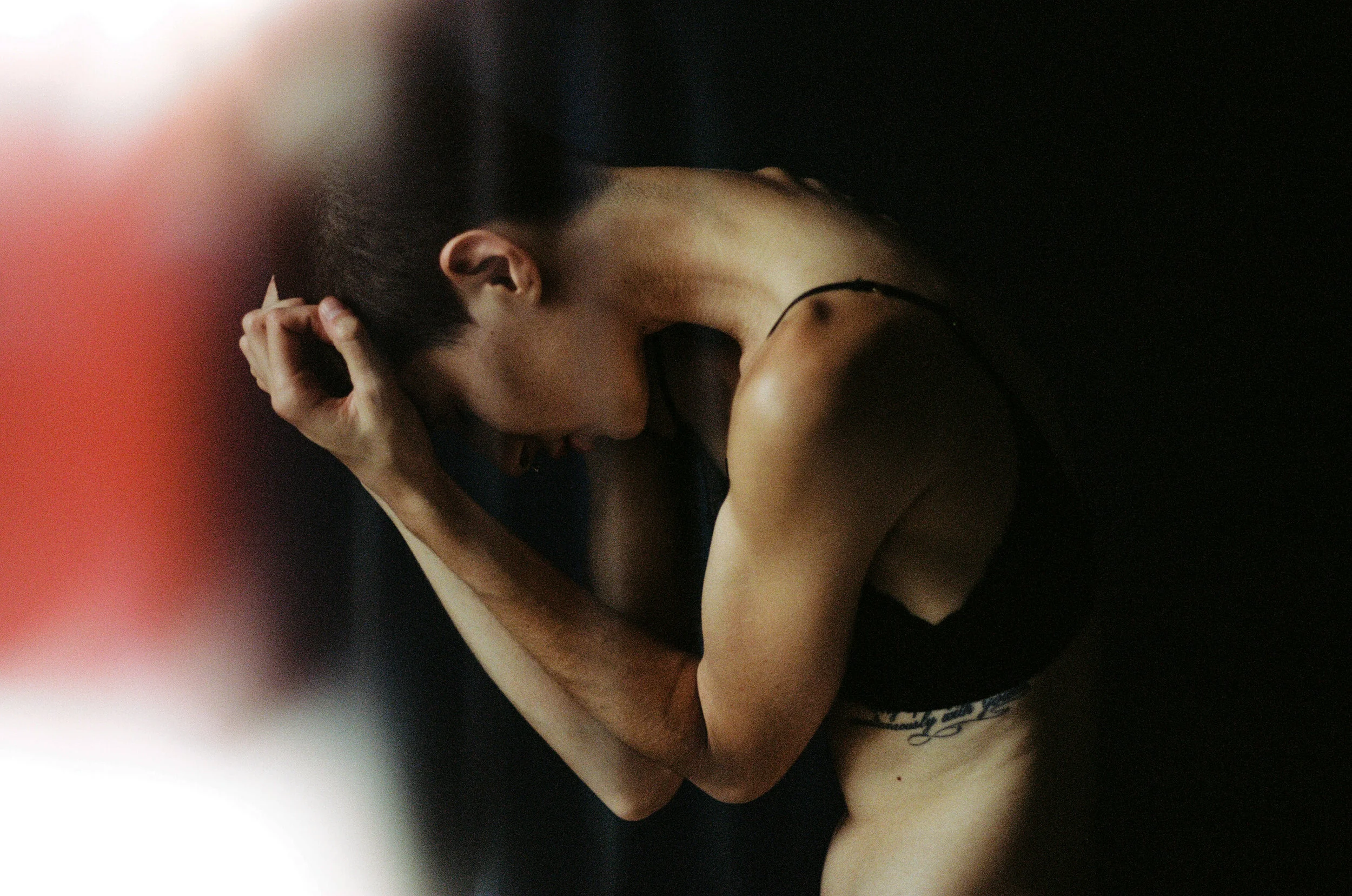 35mm film portrait. light leak. canon ae-1. moody portrait. emotional portrait. ohio portrait photographer. sarah rose photography. i am sarah rose. 