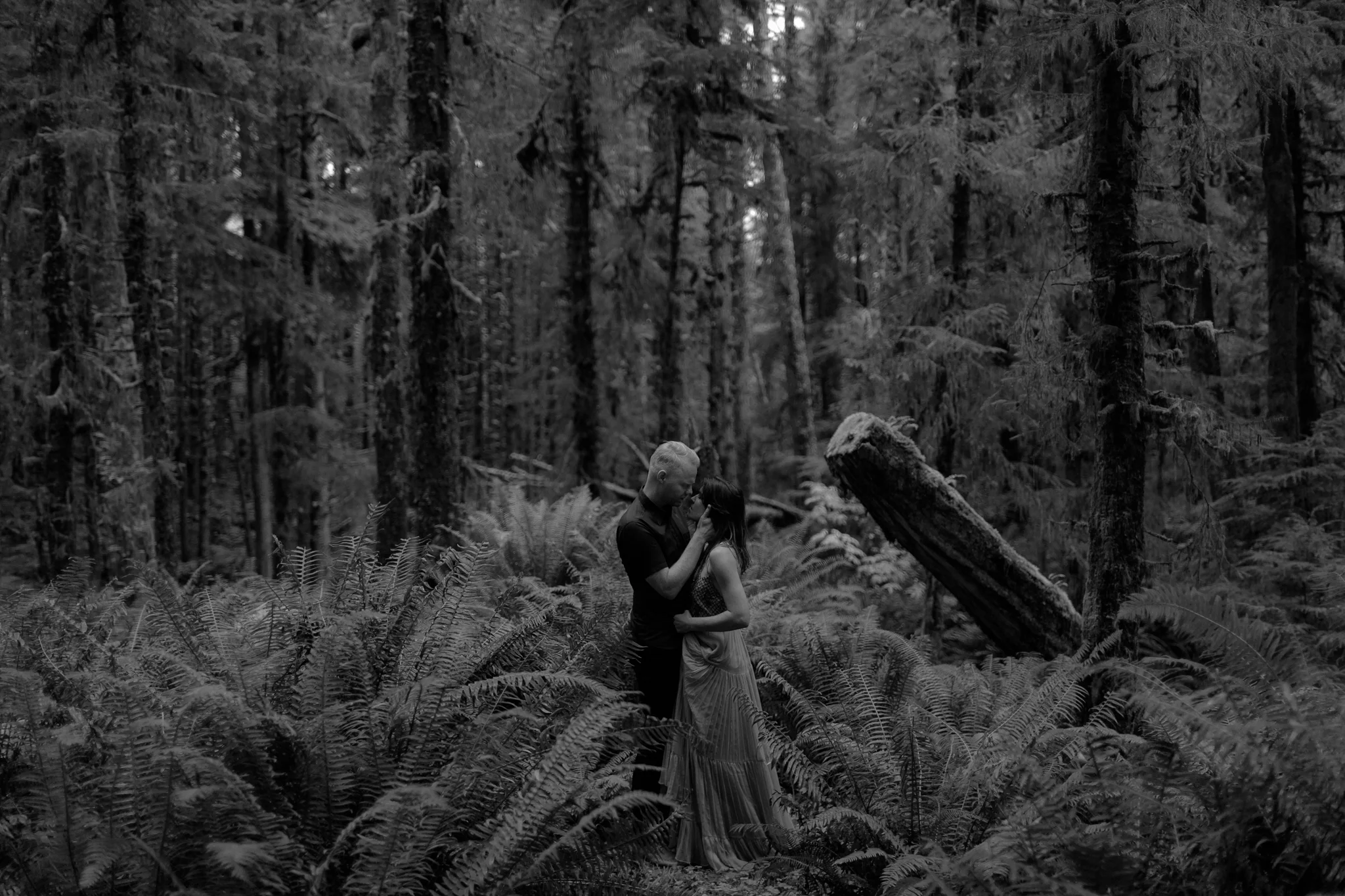 Oregon coast engagement session at cannon beach and ecola state park destination travel photographer sarah rose walk