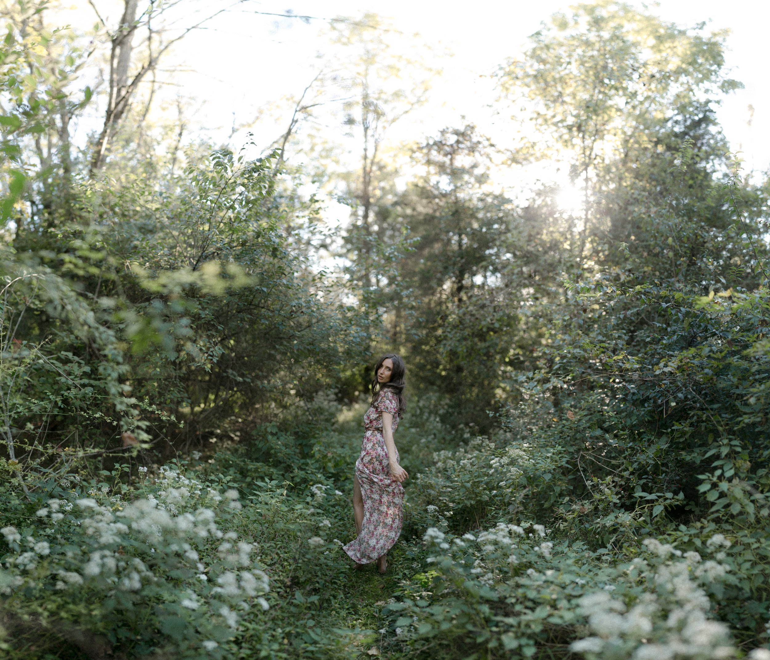 bohemian portrait session. boho style. floral dress. ohio art model. anoushanou. ohio portrait photographer. sarah rose photography. i am sarah rose.