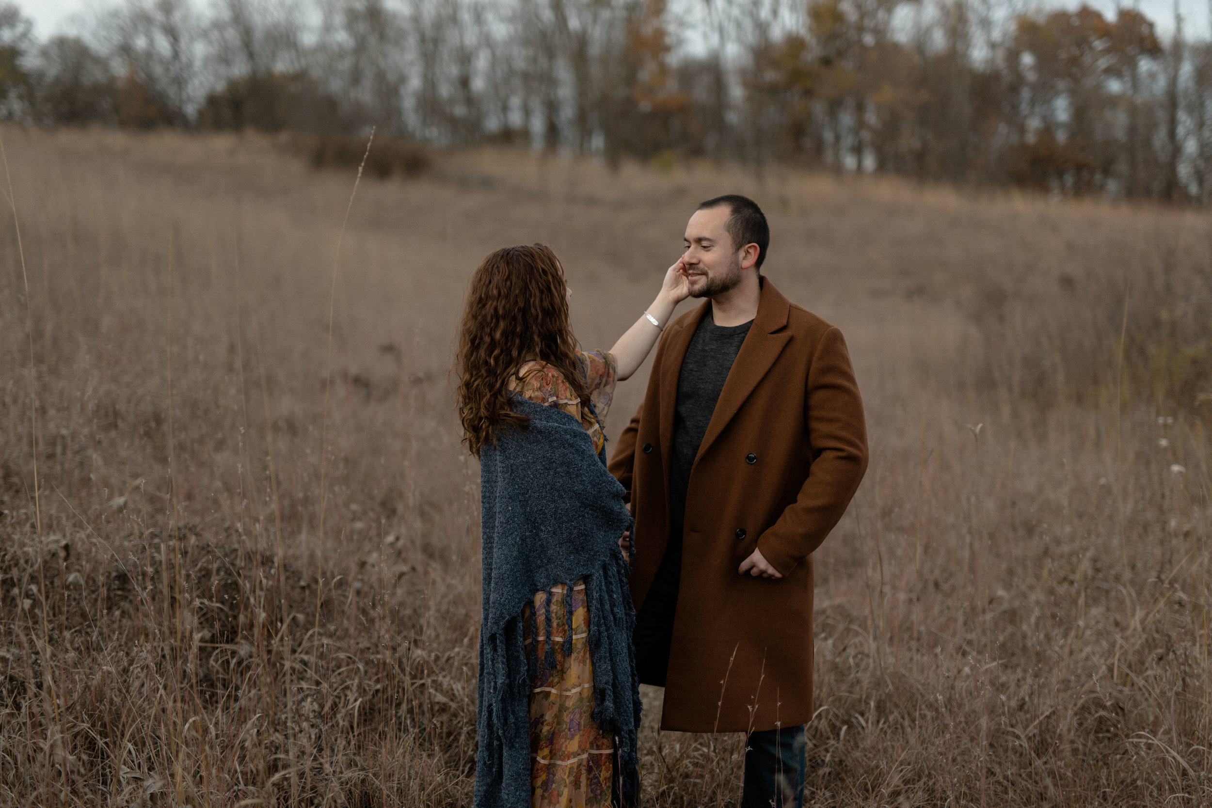 autumn engagement session inspiration. fall engagement session colors. ohio engagement photographer. bohemian floral style. moody engagement photography. sarah rose photography. i am sarah rose.