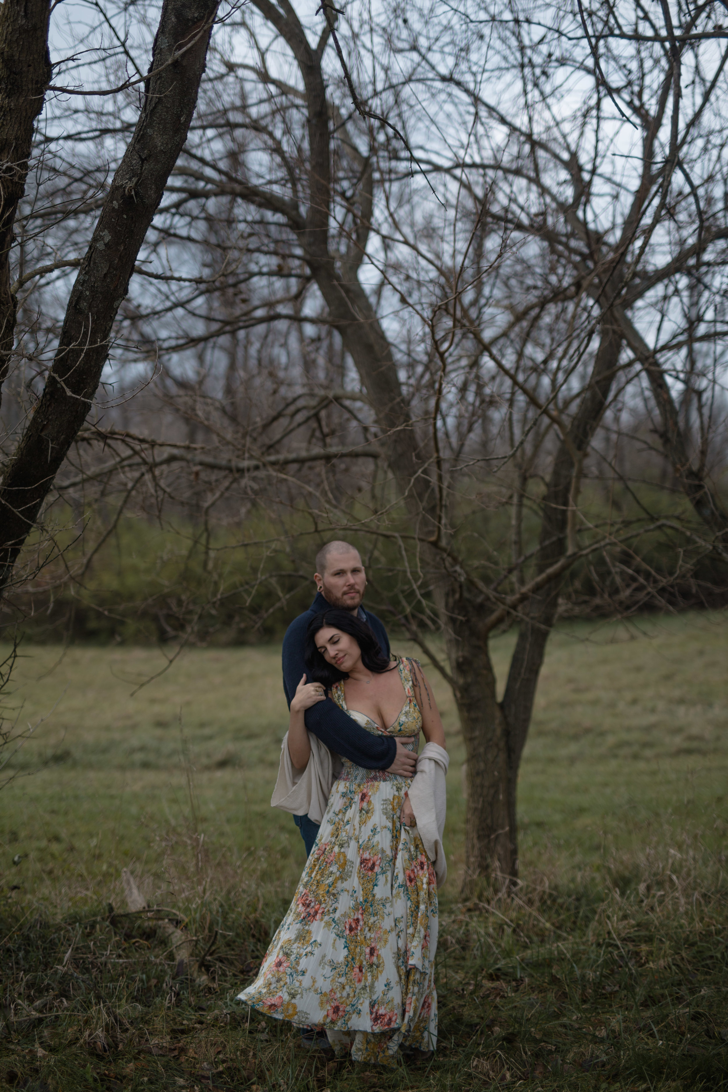 dayton ohio engagement photographer. bohemian floral engagement session. boho style. moody engagement photography. columbus ohio engagement photographer. sarah rose photography. i am sarah rose.