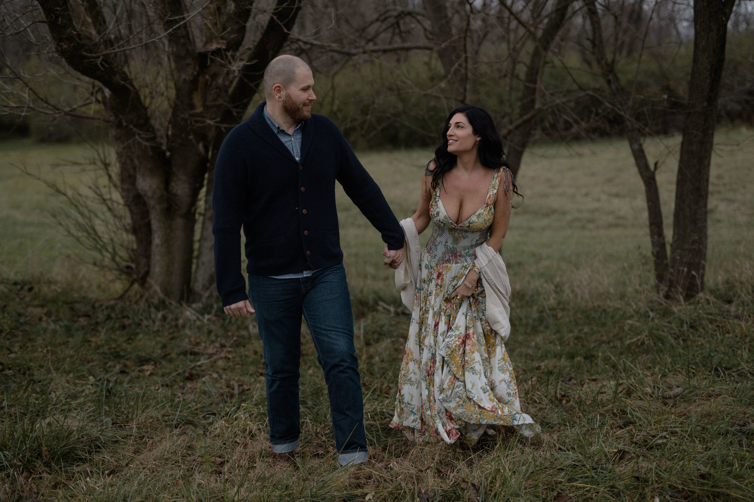 dayton ohio engagement photographer. bohemian floral engagement session. boho style. moody engagement photography. columbus ohio engagement photographer. sarah rose photography. i am sarah rose.