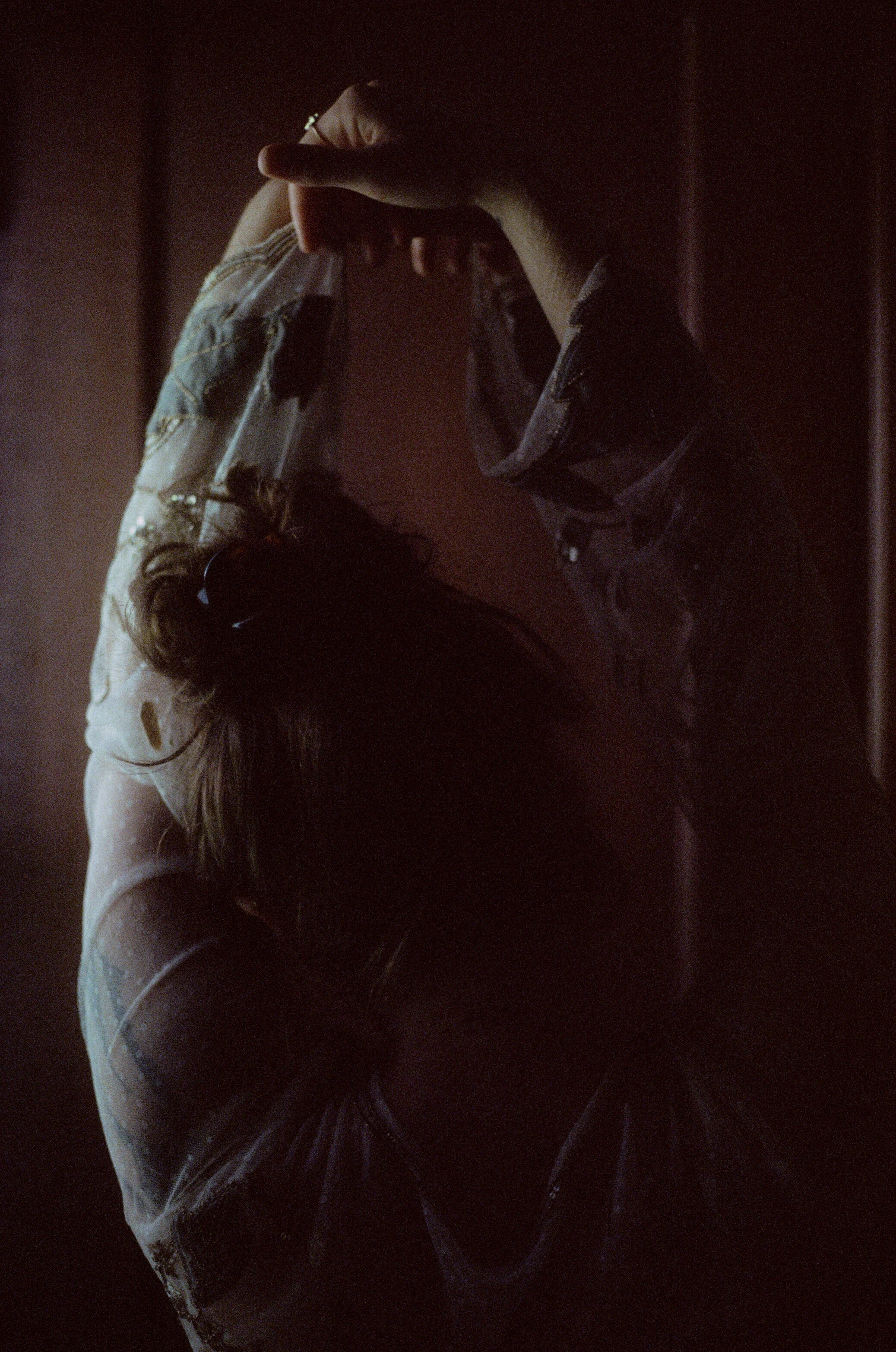 A 35mm portrait of Hana on Cinestill 800t film by Sarah Rose