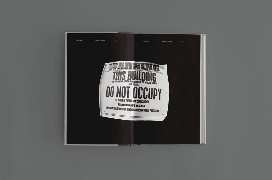  Photography and Design for The Street, a Hand-Bound Book Exploring Urban Decay in Gary, Indiana 