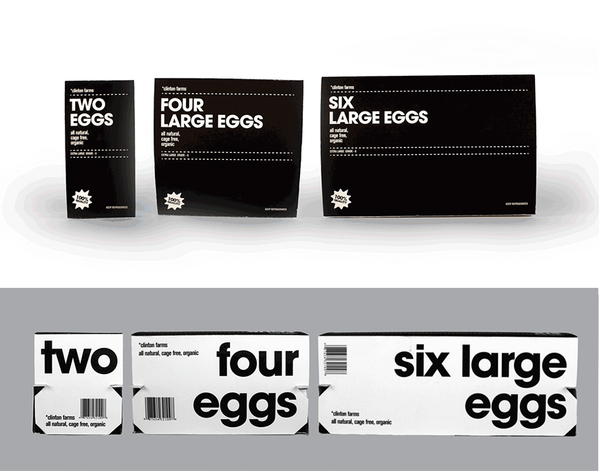  Branding Identity and Package Design for Clinton Farms Eggs 