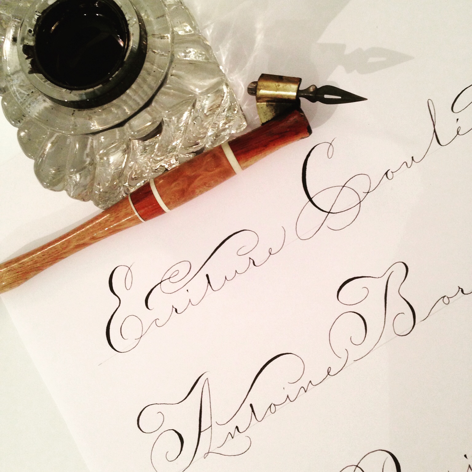 French style calligraphy by Joy Fairclough of Studio French Blue