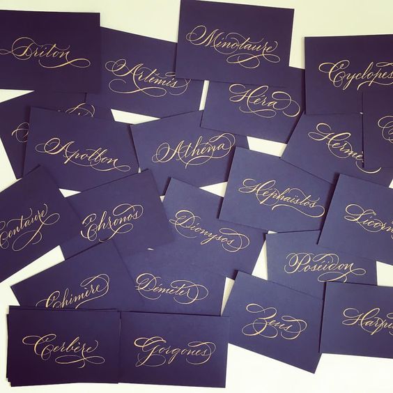 Place cards, Studio French Blue