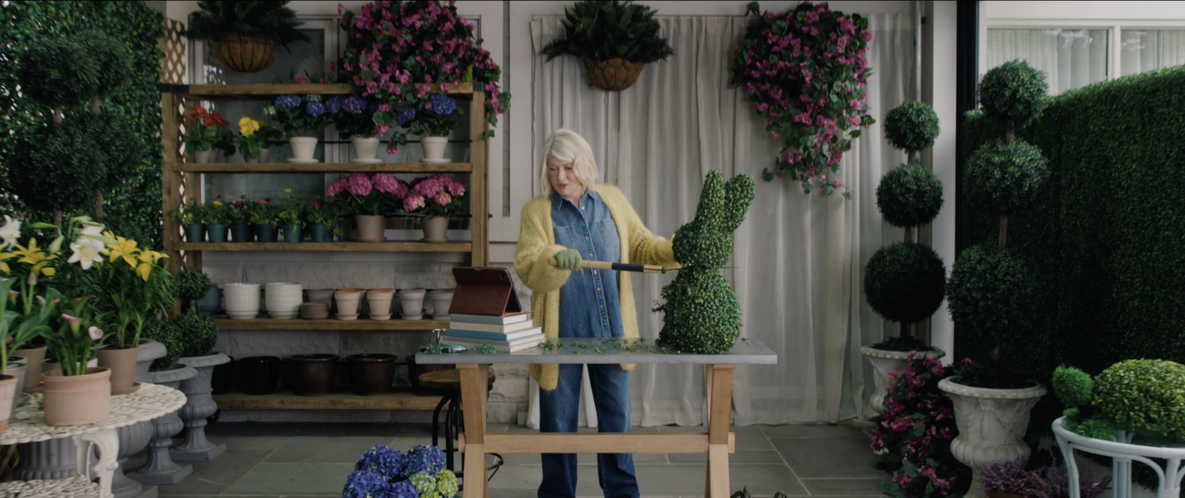 GARDEN, TOPIARY, MARTHA STUART, NETFLIX, COMMERCIAL, PRODUCTION DESIGN, HOPELITTLE, HOPE LITTLE, TORONTO