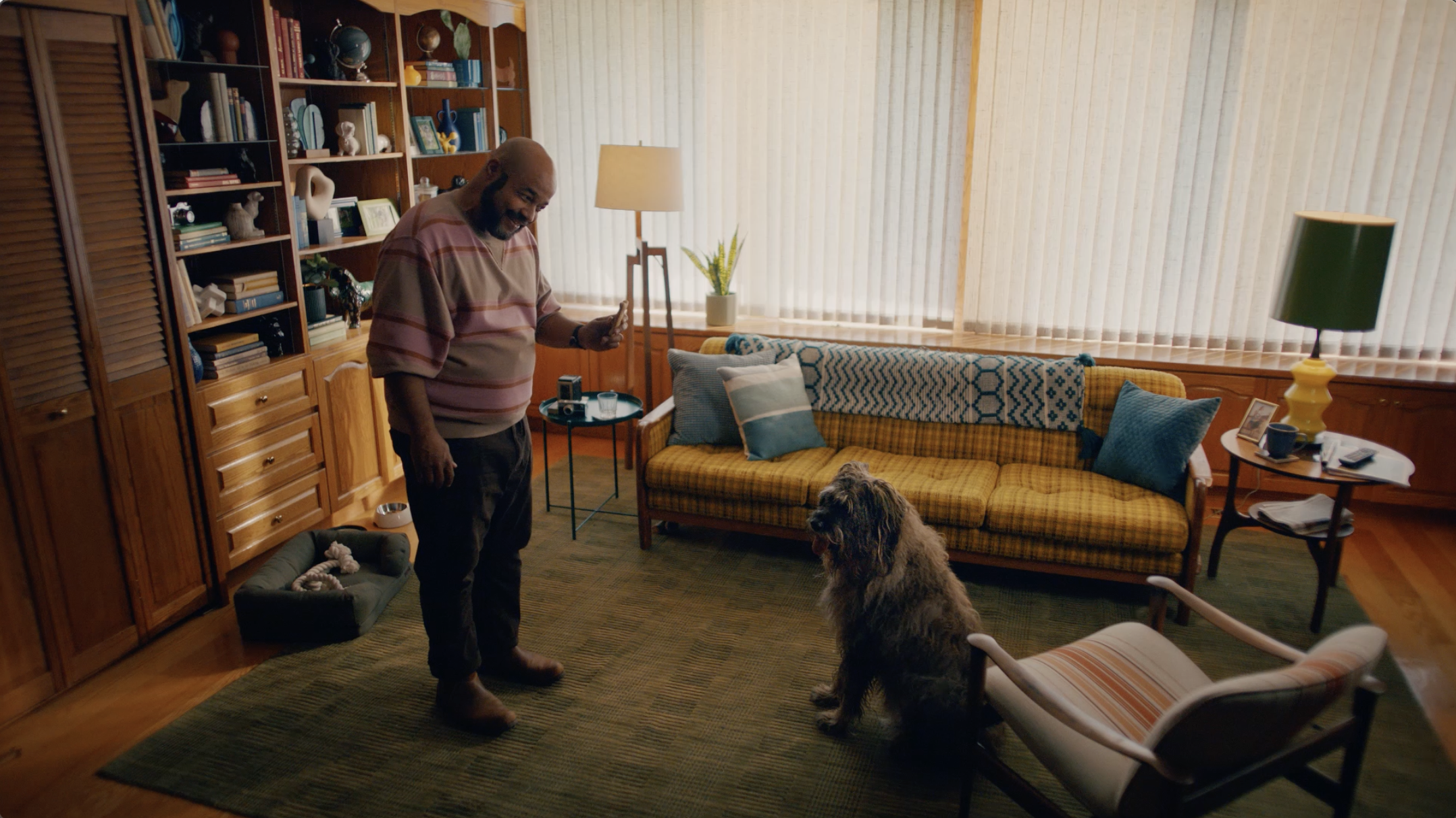 LIVING ROOM, DOG, VINTAGE, COMMERCIAL, PRODUCTION DESIGN, HOPELITTLE, HOPE LITTLE, TORONTO