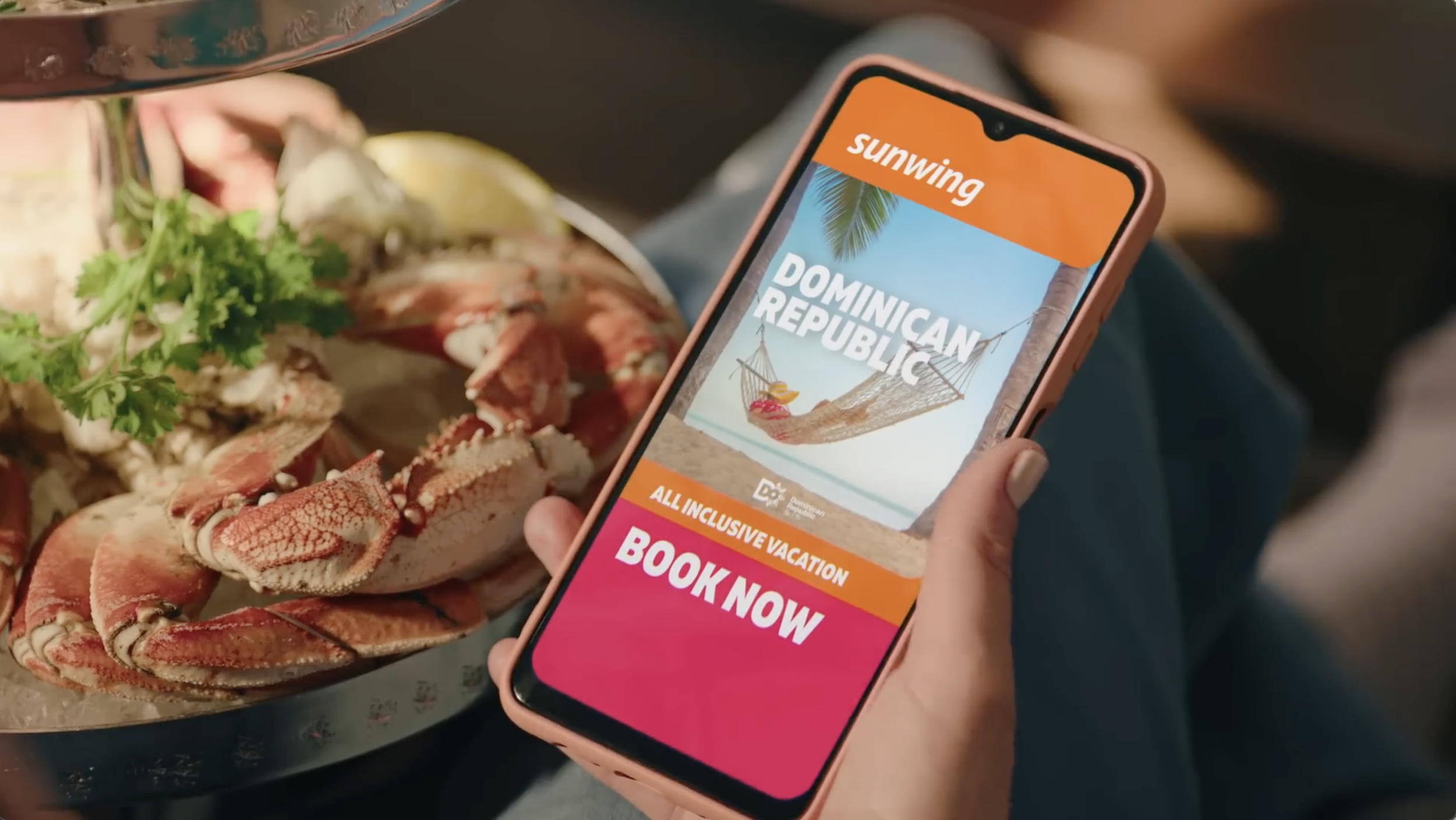 SUNWING, TRAVEL, TROPICAL, SEAFOOD,COMMERCIAL, PRODUCTION DESIGN, HOPELITTLE, HOPE LITTLE, TORONTO